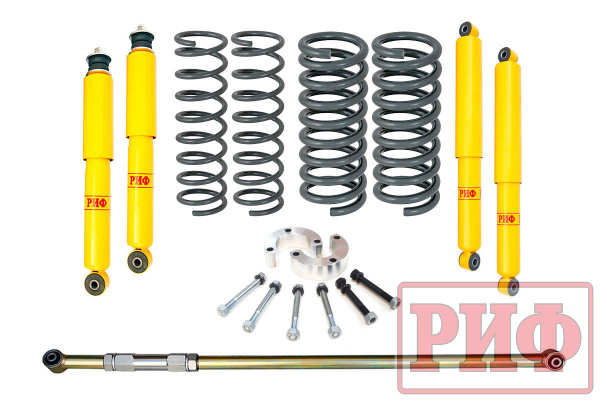Лифт-комплект РИФ R-AIR ВАЗ Нива 21214М, Legend лифт 25 мм +0-50 кг