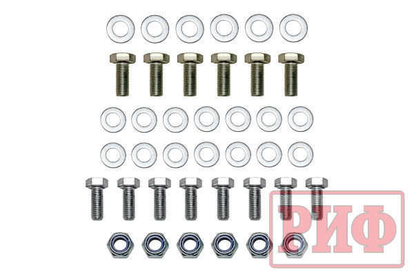 Бампер РИФ силовой задний TANK 300 с квадратом под фаркоп, калиткой и фонарями