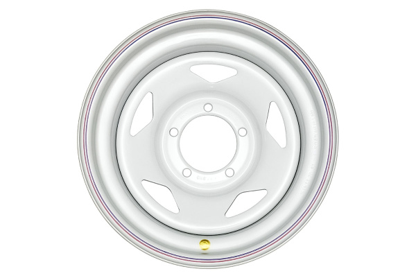 Диск усиленный УАЗ стальной белый 5x139,7 8xR16 d110 ET-25 (треугольник)