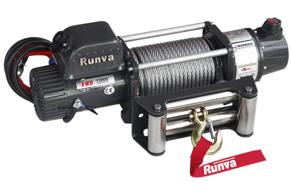Лебёдка электрическая 12V Runva 12000 lbs 5700 кг