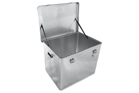 Ящик алюминиевый РИФ с замком 782х585х622 мм (ДхШхВ) Ящик алюминиевый РИФ с замком 782х585х622 мм (ДхШхВ)