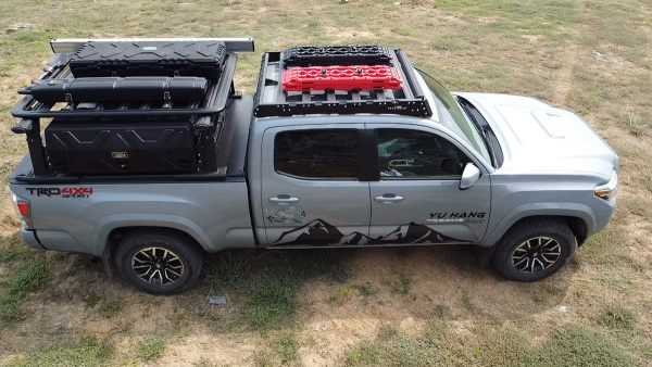 Силовой каркас-кунг Baja Racing (тип Т) с 2-мя большими боковыми ящиками Ford F-150, Toyota Tundra