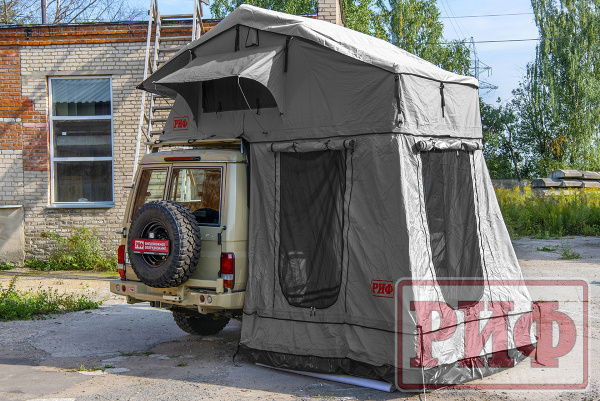 Тамбур к палатке РИФ Soft RT02-160 PRO, тент серый