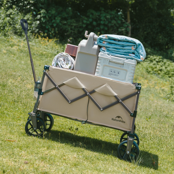 Тележка туристическая Naturehike Light 75х45,5х91 см, 70 л, черная