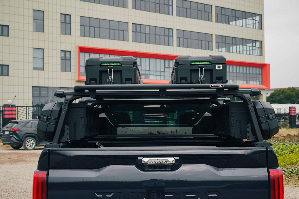 Силовой каркас-кунг Baja Racing (тип Т) с 2-мя большими рыбацкими ящиками Ford F-150, Toyota Tundra