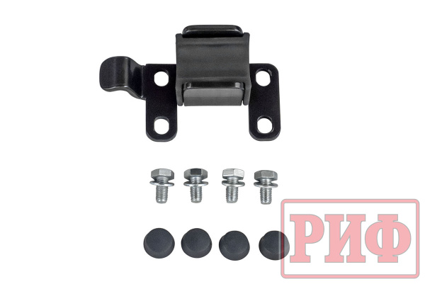 Бампер РИФ силовой задний Renault Duster 2021+ c квадратом под фаркоп