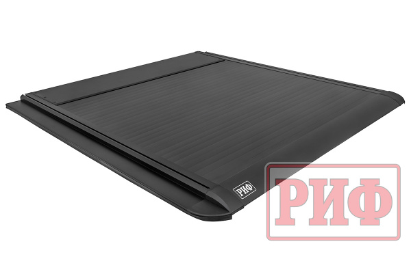 Крышка кузова РИФ для Great Wall Poer, роллета раздвижная с электроприводом, 1880x1563 мм, алюминиевая, черная