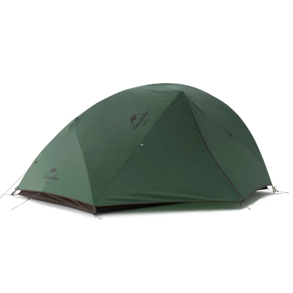 Палатка Naturehike Star-River 2-местная, алюминиевый каркас, сверхлегкая, зеленая