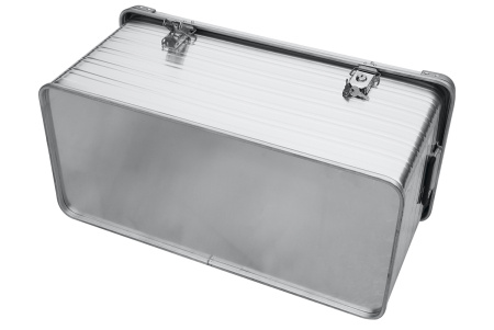 Ящик алюминиевый РИФ усиленный с замком 782х385х379 мм (ДхШхВ)