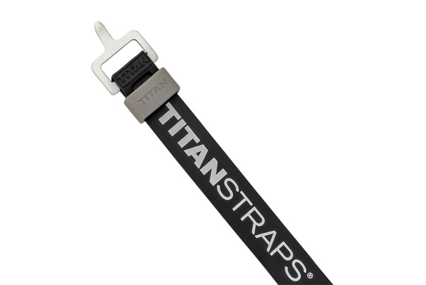 Ремень крепёжный TitanStraps Super Straps черный L = 46 см (Dmax = 12,7 см, Dmin = 3,2 см)