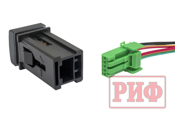 Кнопка ВКЛ/ВЫКЛ, голубой, WINCH POWER TOYOTA 22x22