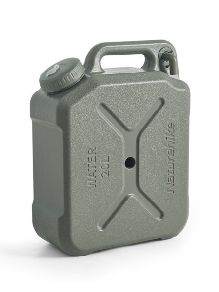 Канистра кемпинговая, 20 л. для непитьевой воды, зеленая
