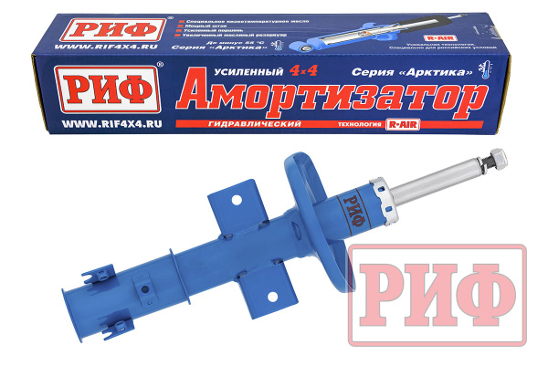Амортизатор РИФ передний Suzuki Grand Vitara 2 JT 2005-2015, Escudo 3 2005-2017 штатный и лифт 40 мм