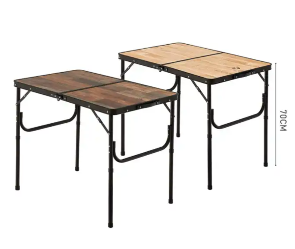 1 Стол туристический Naturehike складной, 90х60х37 см, с разборными ножками, темно-коричневый