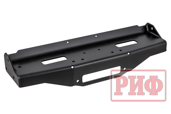 Площадка РИФ под лебёдку в штатный бампер Nissan Patrol Y62 2010+