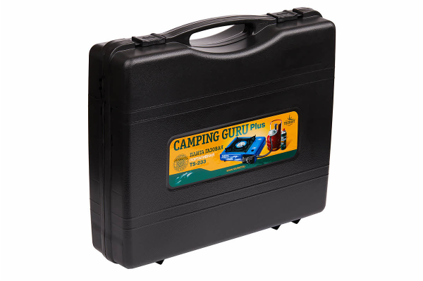Плита газовая TOURIST CAMPING GURU PLUS, портативная, в кейсе