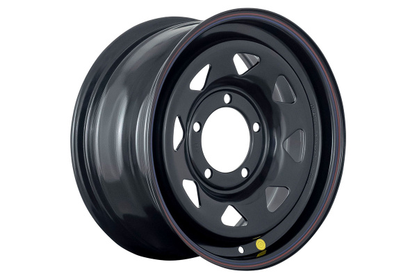 Диск усиленный УАЗ стальной черный 5x139,7 8xR16 d110 ET+20 (треуг. мелкий) (уценка)