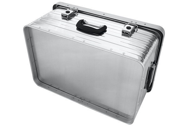 Ящик алюминиевый РИФ с замком 585х385х262 мм (ДхШхВ) Ящик алюминиевый РИФ с замком 585х385х262 мм (ДхШхВ)