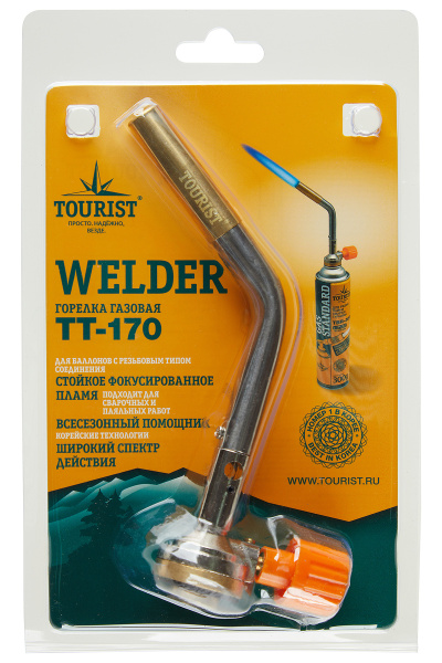 4 Резак газовый TOURIST WELDER с соплом паяльного типа, на резьбовой баллон