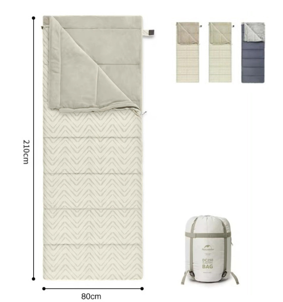 Мешок спальный Naturehike Shanmi, 210х80см, (ТК: +13C), светло-зеленый