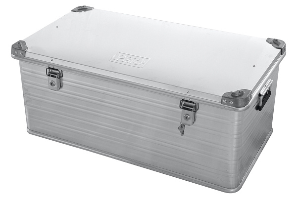 Ящик алюминиевый РИФ с замком 902х495х379 мм (ДхШхВ) Ящик алюминиевый РИФ с замком 902х495х379 мм (ДхШхВ)