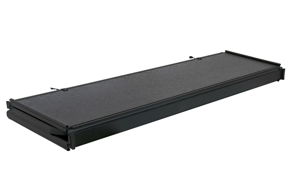 Крышка кузова Nissan Navara 2007-2013, трёхсекционная, алюминиевая, черная