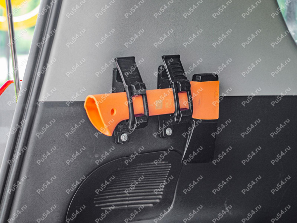 Крепление топора/стволов ружья (овал горизонт.) поперечное черный