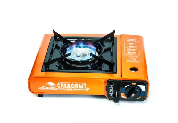Плита газовая СЛЕДОПЫТ CLASSIC цанговый баллон