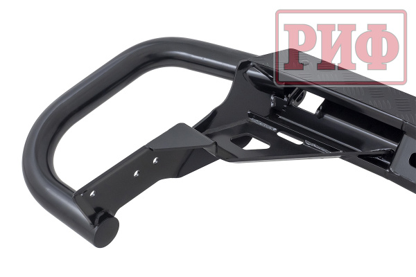 Бампер РИФ силовой задний Haval H5 2019-2021 c квадратом под фаркоп