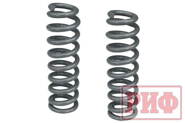 Пружины РИФ передние Toyota Land Cruiser Prado 150 дизель +50 кг, бензин 50-100 кг, лифт 45 мм