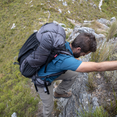 7 Рюкзак туристический Naturehike 40+5 л, черный 7 Рюкзак туристический Naturehike 40+5 л, черный