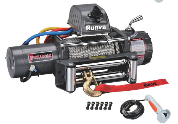 Лебёдка электрическая 12V Runva 10000 lbs 4500 кг