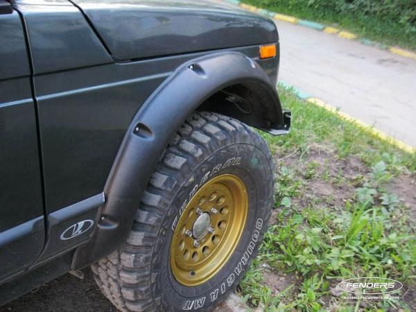 Расширители колёсных арок ВАЗ НИВА 2121 5D под нерезанные арки колёс