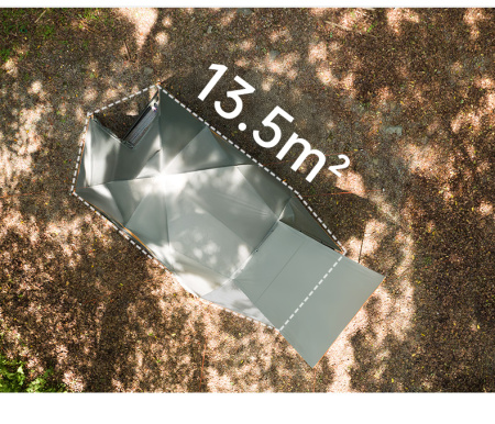 Палатка Naturehike KOTA 4, 8-местная, алюминиевый каркас, темно-зеленая