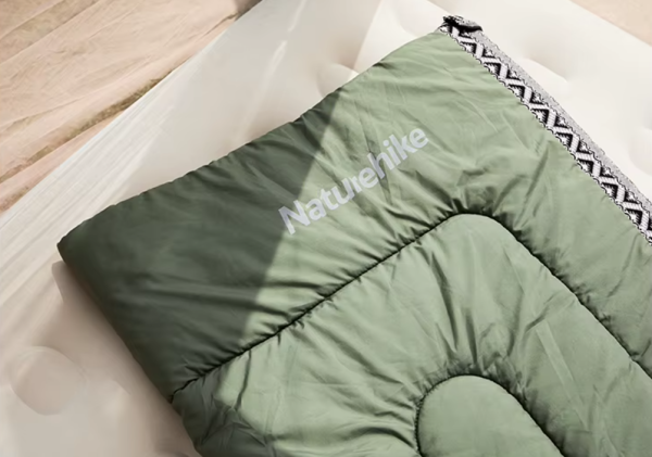 Мешок спальный Naturehike L150, 190х75см, (ТК: +13C), (левый), зеленый