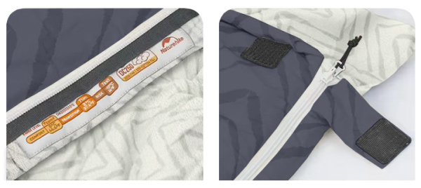 Мешок спальный Naturehike Shanmi, 210х80см, (ТК: +13C), синий