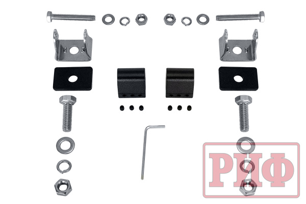 Светодиодная фара водительского света РИФ с ДХО 307 мм 64W