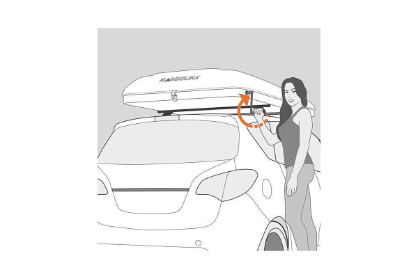 Палатка на крышу автомобиля AUTOHOME MAGGIOLINA GRAND TOUR LARGE 360 BLACK STORM, чёрный тент