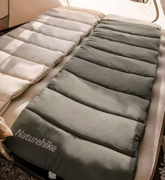 2 Мешок спальный Naturehike Lingdong, 225х75см, (ТК: +7C), (правый), зеленый