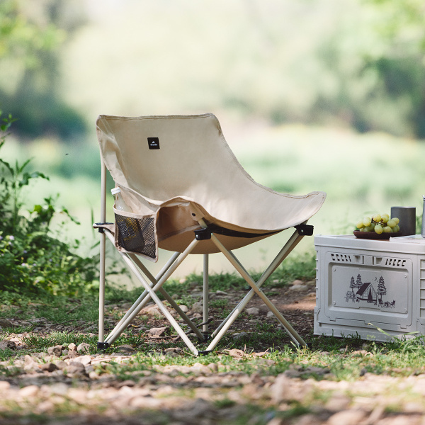 Кресло туристическое Naturehike Stellaluna T01 складное, 48х48х74 см, до 110 кг, бежевое
