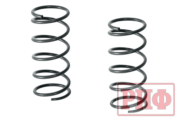 Комплект дополнительных пружин РИФ с кронштейнами для задней оси на УАЗ Патриот 2019+ (двухлистовая рессора)