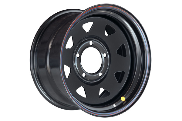 Диск усиленный Toyota Land Cruiser 100/105 стальной черный 5x150 9xR17 d113 ET-24 (треуг. мелкий)