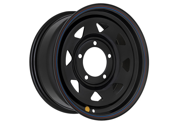 Диск усиленный УАЗ стальной черный 5x139,7 7xR15 d110 ET+25 (треуг. мелкий)