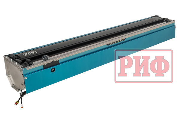 Крышка кузова РИФ для Foton Tunland V7/V9, роллета раздвижная с электроприводом, 1635x1659 мм, алюминиевая, черная