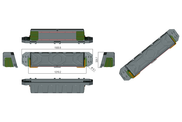 Кунг-каркас Baja Racing многофункциональный с 2-мя большими рыбацкими ящиками F-150, Tundra