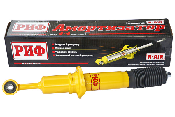 Амортизатор усиленный РИФ передний Toyota Land Cruiser Prado 150 лифт 0-50 мм