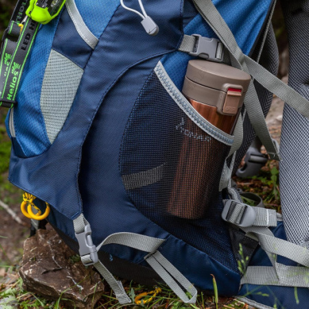 7 Термос-кружка ТОНАР 400 мл., коричнево-кофейный