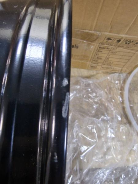 Диск усиленный JEEP стальной черный 5х127 8xR17 d75 ET-0 (треуг. мелкий) (уценка)