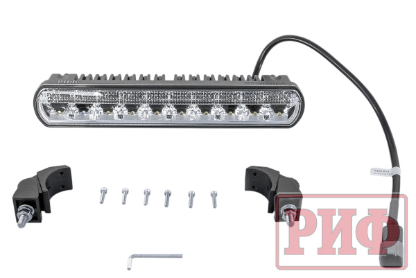 Фара светодиодная водительского света РИФ с ДХО 318 мм 50W