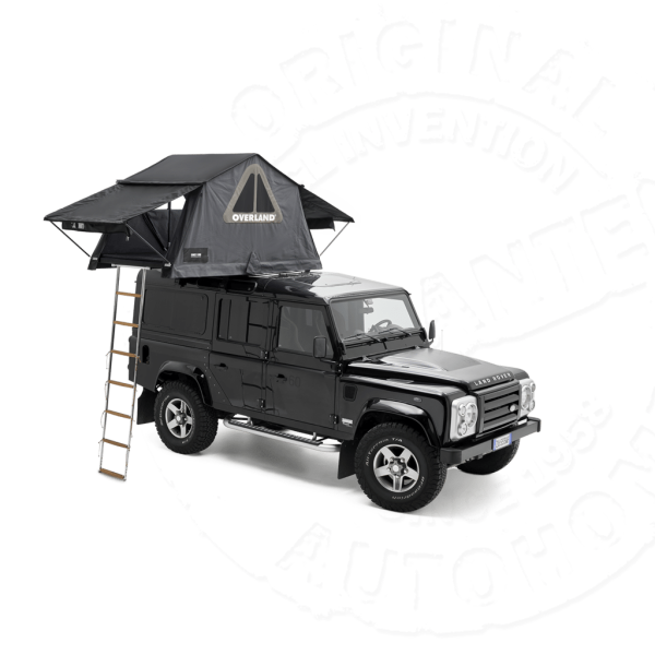 Палатка на крышу автомобиля AUTOHOME OVERLAND SMALL SAFARI EXPLORER, тент карбон, лестница 220 мм